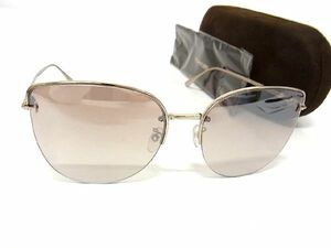 ■新品同様■ TOM FORD トムフォード TF719-K ミラーレンズ サングラス メガネ 眼鏡 メンズ レディース シルバー系 AR5804