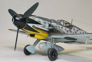 ハセガワ1/32 メッサーシュミットBf109G-14 ハルトマン「黒いチューリップ」完成品