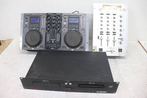 Y16/573 gemini cdm-3600/soniclite ll-ttm/Mefarlow DJ2CD CDJ/DJミキサー等 DJ機器 まとめて ３点 セット 通電確認済み 現状品