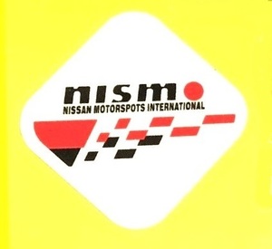 数量限定セール品　 NISMO　　白系◇ ロゴ　 　ステッカー