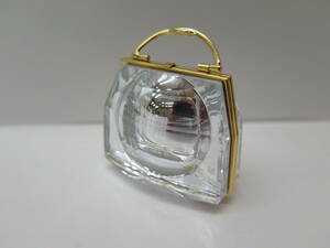 Swarovski　スワロフスキー 2004年 廃盤品 『Secrets Handbag Clock』 シークレットシリーズ　ハンドバッグ　クロック　ミラー付き