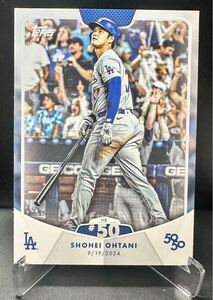 2024 Topps topps Shohei Ohtani 大谷翔平 50/50 #100 HR#50 50号 ホームラン ドジャース Los Angeles Dodgers MVP