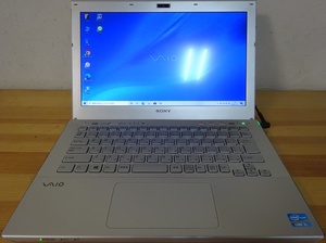 ソニー ノートパソコン SONY VAIO SVS13129CJS/Core i5-3210M 2.5GHz/4GB/500GB/中古特価良品