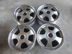 FABULOUS　ファブレス　17×8J　PCD139.7/6H ハブ径約107mm オフセット+30　SLタイプ2本 MDタイプ2本　合計4本　管:H-46　