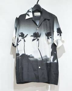 WACKO MARIA ワコマリア 森山大道 HAWAIIAN SHIRT アロハシャツ 半袖 トップス ブラック L Y-319001