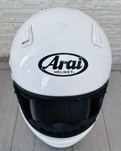 【最終出品】Arai ラパイド RAPIDE Or 59-60cm Lサイズ アライ フルフェイス ヘルメット ホワイト 白 2002年製 日本製