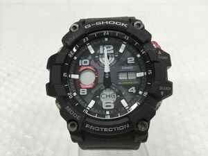 Ｄ867-60-M　CASIO カシオ G-SHOCK Gショック MUDMASTER マッドマスター GWG-100 電波 タフソーラー アナデジ メンズ 腕時計