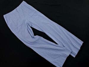 NOBLE ノーブル ベイカー フレア パンツ size40/水色 ■◇ ☆ egc4 レディース