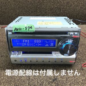 AV11-574 激安 カーステレオ Carrozzeria Pioneer FH-P530MD-S PEPG003200JP CD FM/AM プレーヤー 本体のみ 簡易動作確認済み 中古現状品