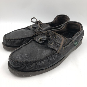 【中古】Paraboot ビームスF別注 レザーデッキシューズ サイズUK8(26～26.5cm相当) ブラウン パラブーツ [240024457570]