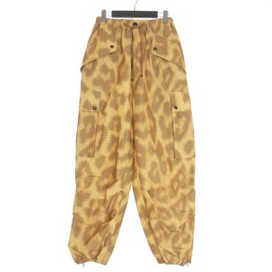 未使用品 ドリスヴァンノッテン DRIES VAN NOTEN 24AW PENTRIG PANTS プリント カーゴパンツ M イエロー 242-020949-9025 メンズ