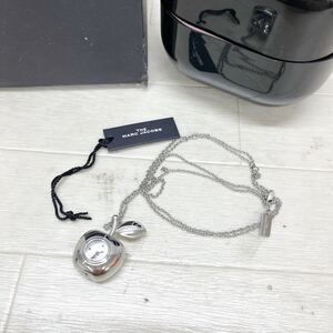 K2★ 箱付 THA MARC JACOBS マークジェイコブス MJ020179307 ペンダント ネックレス 時計 ウォッチ りんご 2針 アクセサリー 