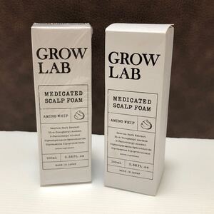 m571-0049-32 【未開封】 GROW LAB グロウラボ メディケイテッド スカルプフォーム 100mL 育毛 2本セット 