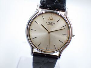 358306【1円スタート】SEIKO セイコー 稼動品 9571-6000 CREDOR クレドール メンズ 時計 クオーツ ケース31mm