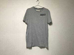 本物アバクロアンドフィッチAbercrombie&Fitchコットンバックタイガー虎プリント半袖TシャツメンズサーフアメカジミリタリーXXLグレー2XL