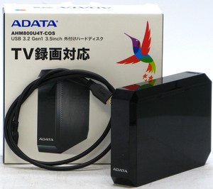 ADATA AHM800U4T-COS ■ 外付けハードディスクドライブ/4TB/大容量/中古美品/フォーマット済