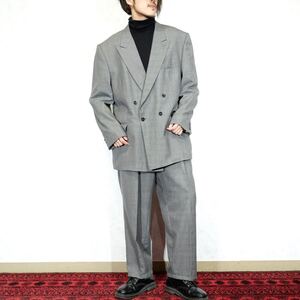 EU VINTAGE BRICE DOUBLE DESIGN SET UP SUIT/ヨーロッパ古着ダブルデザインセットアップスーツ