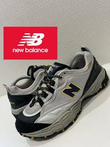 ★new Balance★ニューバランス★M801AT★ABZORB★トレイルランニングシューズ★ローカットスニーカー★黒×グレー×黄色★US8★26.0cm★