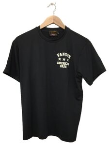 VANSON◆Tシャツ/M/ポリエステル/BLK/ブラック/無地/ABV-901//