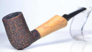 ドイツ　Vallberg　handmade　Old Briar　ユニーク・デザイン　9mmフィルター対応