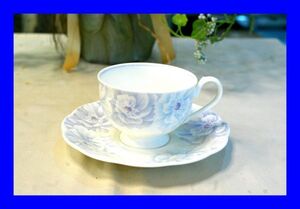 ○美品 ノリタケ Noritake 花柄 カップ＆ソーサー D1865