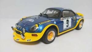 1/18 OTTO オットー OT249　アルピーヌA110 ターボ セヴェンヌラリー　Alpine A110 Turbo Criterium des Cvennes