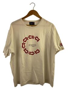 FRED◆Tシャツ/XL/コットン/ホワイト/フレッド