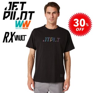 ジェットパイロット JETPILOT セール 30%オフ Tシャツ 送料無料 ボルト SS Tシャツ ブラック M W22607