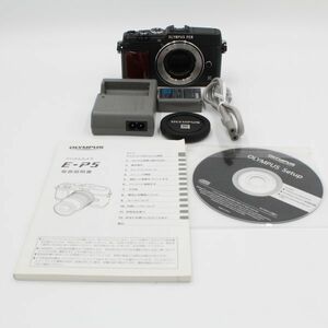 ショット数2838回。★美品★ OLYMPUS オリンパス E-P5 プレミアムモデル　ブラック