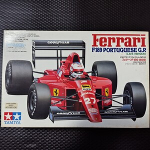 タミヤ フェラーリF189 後期型 1/20グランプリコレクションNO.24 未組立品 長期暗室保管品 プラモデル