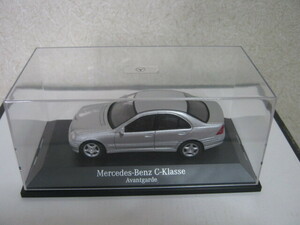  ミニチャンプス　1/43 Mercedes Benz　特注 メルセデスベンツ Cクラス (W203) アバンギャルド　ブリリアントシルバー