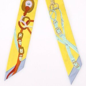 エルメス スカーフ ツイリー ブリッド・ドゥ・ガラ・アップリケ・ピケ 5cmx86cm HERMES TWILLY SCARF H063940S 08 新品 送料無料/2