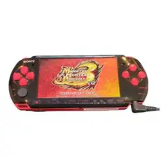 [動作確認済] 限定版 PSP-3000 ブラック＆レッド