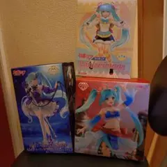 初音ミク 新品未使用　3体セット　タイトー　フィギュア