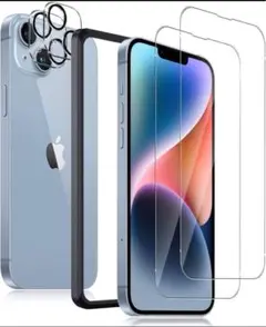 新品✨ iPhone 14 Plus用 ガラスフィルム+ カメラフィルム