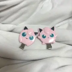 ポケモン　プリン　ヘアピン