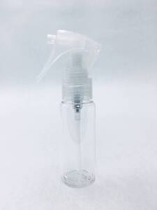 ★送料込み★ 新品 即決 ミニトリガー スプレー 容器 透明 50ml 霧吹 化粧水 消臭剤 ペット カーケア ヘアーケアー