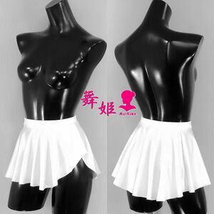 (306Saa-T11) ミニラップスカート (艶光沢ホワイト)