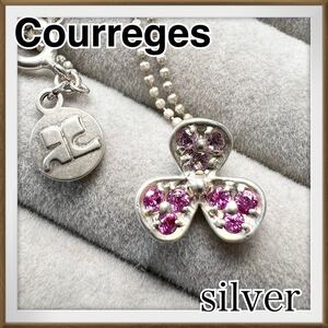 【人気】Courreges クレージュ　silver ペンダント　ネックレス