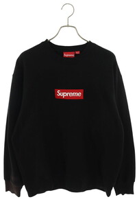 シュプリーム スウェット 22AW Box Logo Crewneck サイズ:L ボックスロゴクルーネックスウェット 中古 OM10