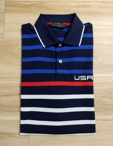 【新品同様】POLO RALPH LAUREN GOLF ゴルフ ポロシャツ Mサイズ相当 ポロ　ラルフローレン オリンピック