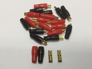 ★送料込・新品★mac-audio　12ゲージ　平型端子　12AWG（110stud） 赤/黒　各10個　MFD12-110BU