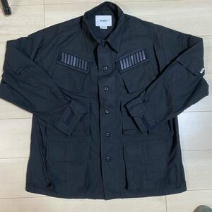 美品 wtaps 19aw modular shirt 黒 S モジュラーシャツ