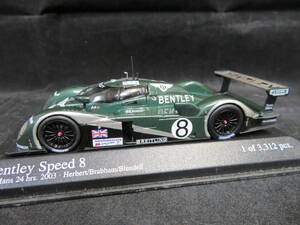 1/43　ベントレー　スピード8　LM2003　＃8