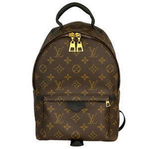 ルイ・ヴィトン LOUIS VUITTON パームスプリングスPM M41560 ブラウン/ゴールド金具 モノグラム リュック・デイパック レディース 中古