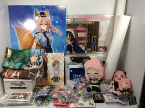 アニメグッズ まとめセット ポスター クリアファイル ぬいぐるみ 缶バッジ タペストリー Fate ガルパン ラブライブ 文スト 黒子 艦これ