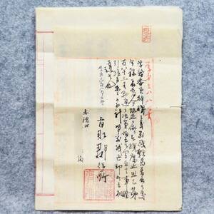 古文書 明治十九年 学務委員免職願・診断書主治醫 大曾根玄瑞 学校・病院・役場 関係資料