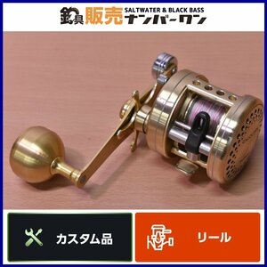 【人気モデル☆カスタム品】シマノ 94 カルカッタ 200XT 夢屋 パワーバランスハンドル 65mm カスタム SHIMANO CALCUTTA ベイトリール CKN