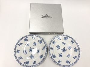 ローゼンタール Rosenthal クラシックブルー エレガンス 17cm 2枚セット ホワイト ブルー