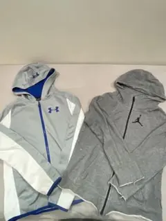 Under Armour & Jordan パーカー 2点セットキッズ140cm